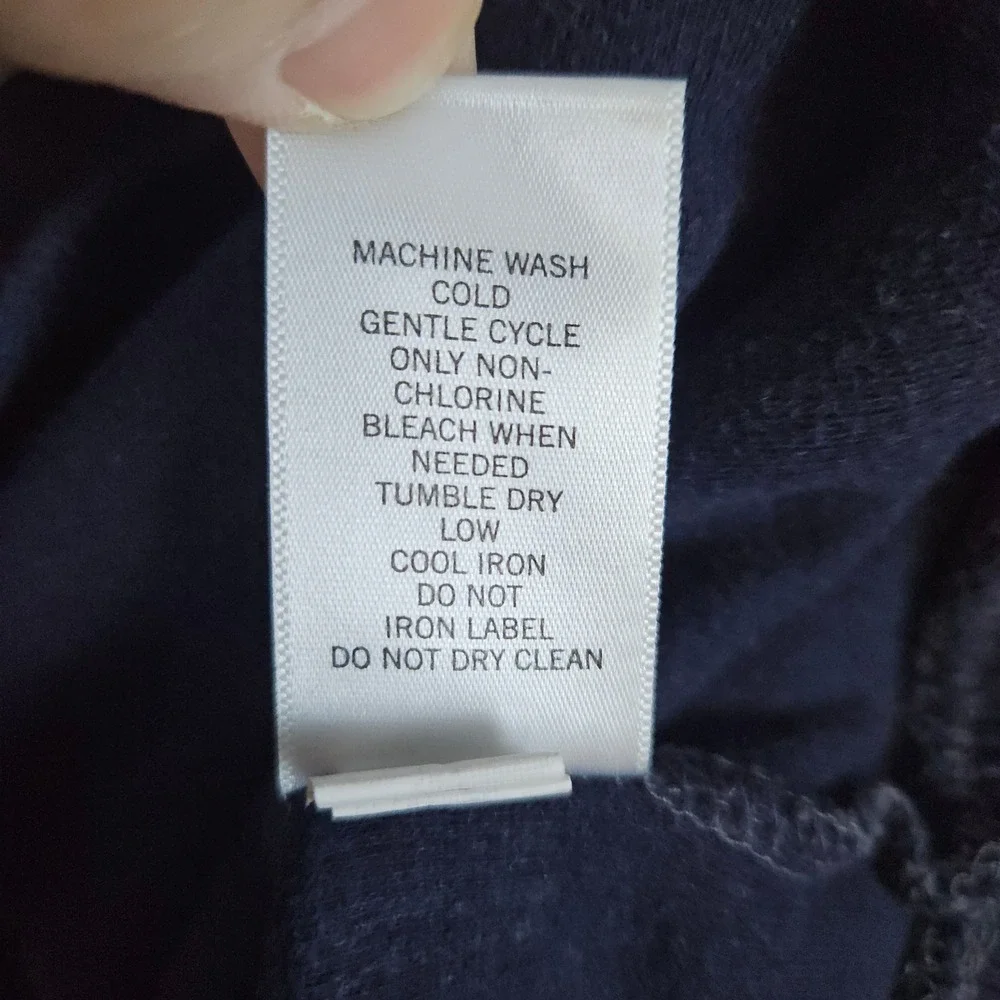Banana Republic Men's 1/4‎ Quarter Zip Sweater Size M Blue 100% Cotton Preppy
